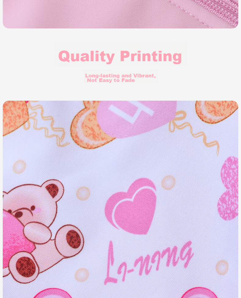 Li-Ning Children's Swimsuit, One-Piece Surfing Suit for Girls, Comfortable Breathable Beach Hot Spring Swimwear 720 Pink 140 8