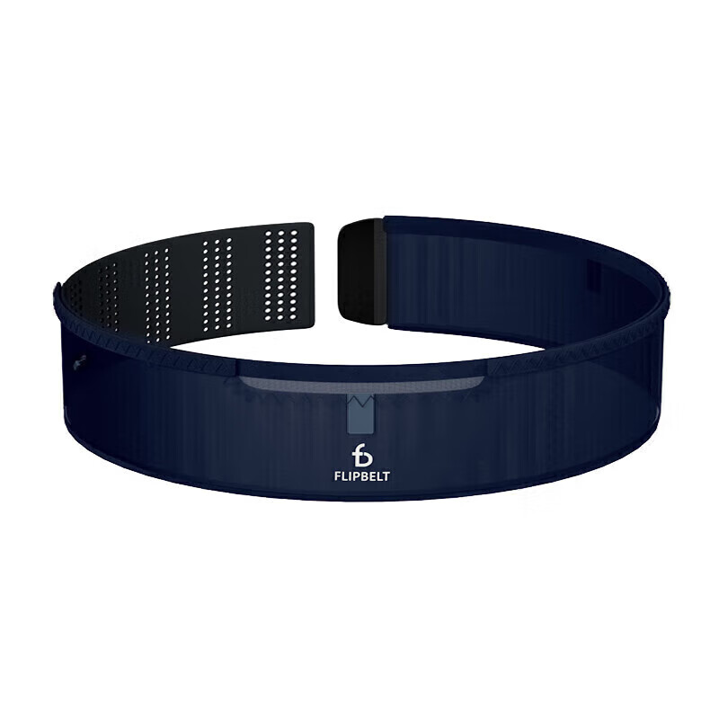 Парашют для бега Flipbelt Air Waist Pack 2.0, поясная сумка для марафона, водонепроницаемая, большой размер, темно-синий, M-XL