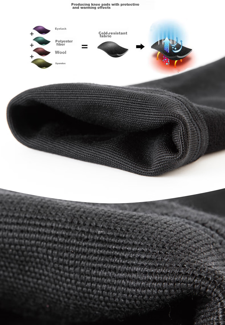 D&M Wool Knee Brace, Warm And Thickened, Joint Protection, Anti-Inflammatory, Fitness, Middle-Aged And Elderly, Running, Winter, Imported from Japan, One Piece 2