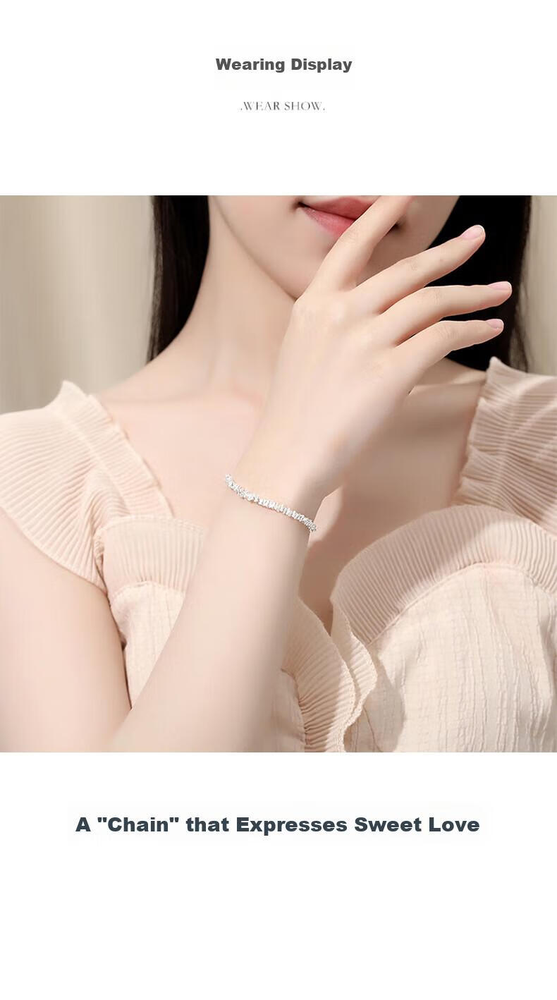 MANHE S925 Silver Bracelet for Women, 2026 New Style Beaded Bracelet, Practical Jewelry, Birthday Gift for Wife Or Girlfriend 11