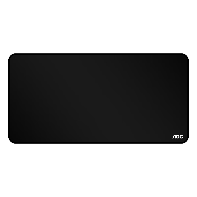 AOC Full-Property Series Gaming Mouse Pad, Large Size 600*300*2mm, Thickened with Locked Edges, Office Keyboard Computer Desk Pad, Black M195/93