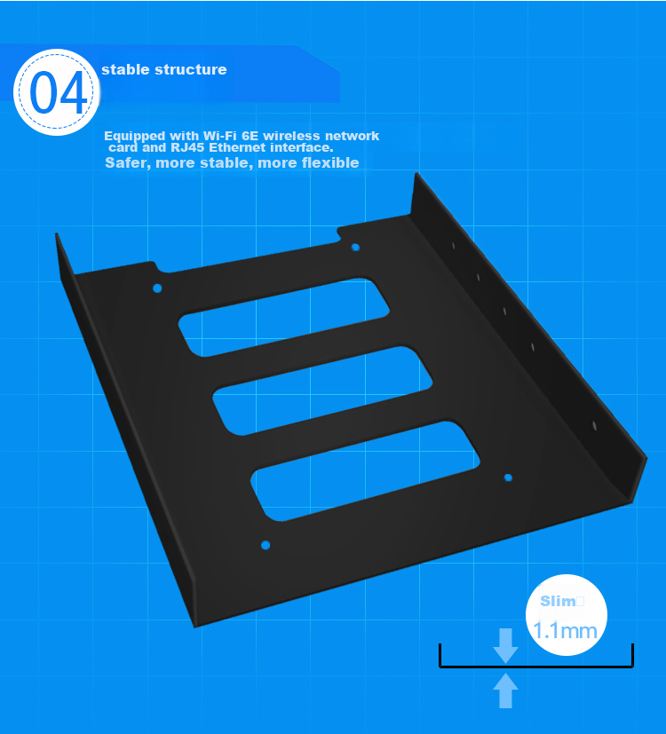 LinkStone Desktop Hard Drive Bracket, 2.5 to 3.5 Inch SSD Enclosure, Computer Assembly Accessory Kit with Screwdriver/screws/sata3 Data Cable 9