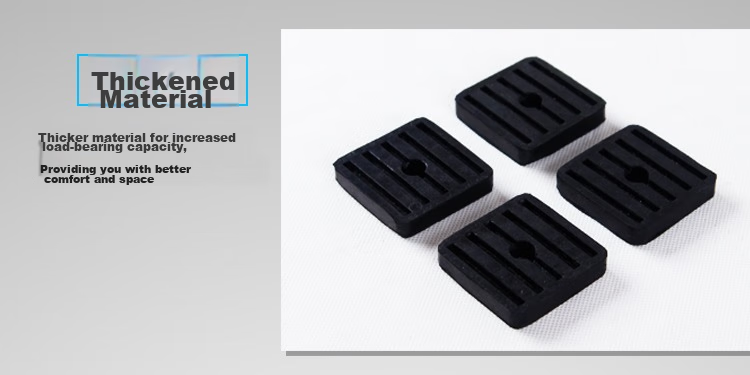 Beishi Air Conditioner Outdoor Unit Shock-Absorbing Pad, Air Conditioner Bracket Base Anti-Vibration Foot Pad, Outdoor Unit Heightening Shock-Absorbing Rubber Pad Suitable for Gree, Midea, Haier, Kelong 1P-5P 7