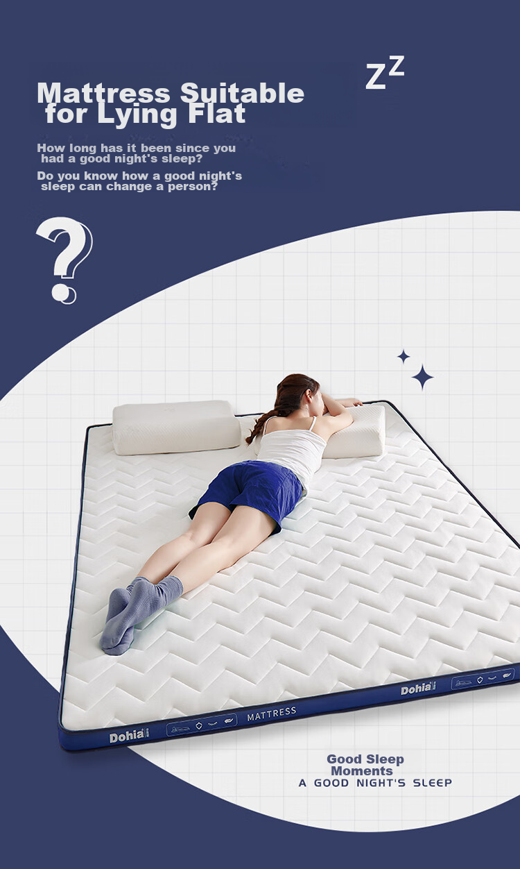 Dohia Home Textile Composite Latex Mattress, Tatami Futon Mattress for 1.5m X 2m Bed 5