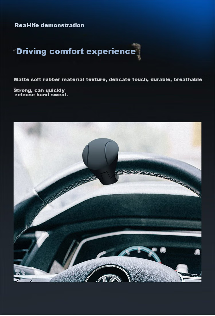 Huashi Steering Wheel Power Assist Ball, Universal Car Driving Aid, Multifunctional One-Handed Steering, Labor-Saving Auxiliary Driving 13