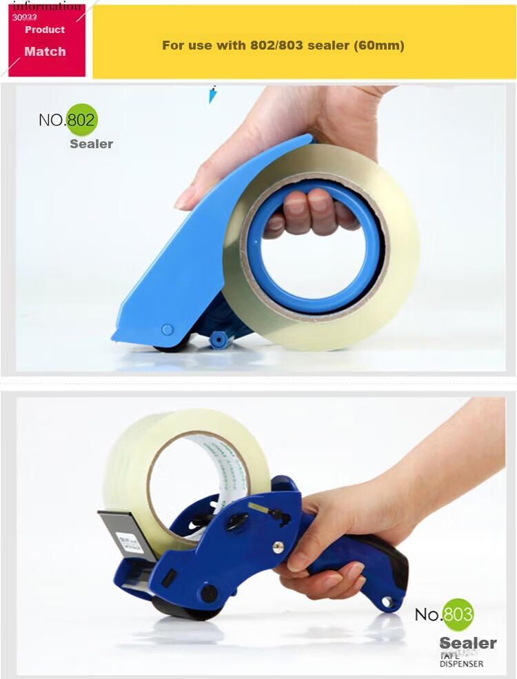 Deli Transparent Packing Tape, Large Roll, 60mm*100y (91.4m)*45um, 48 Rolls/box, Office Supplies, 30932 1