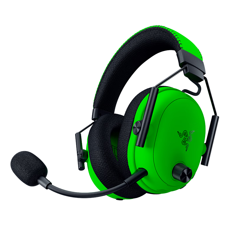 Razer BlackShark V3 Pro Professional Edition, Gaming Green, Wireless Over-Ear Gaming Headset with Microphone, Active Noise Cancellation, EQ Adjustment, THX Certified, Triangulum Design for CS:GO And PUBG