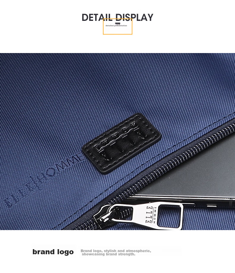 ELLE HOMME Men's Backpack, Large Capacity, Trendy Camouflage Fabric Backpack for Men, Fashionable Casual Laptop Bag, 00860 Black 10