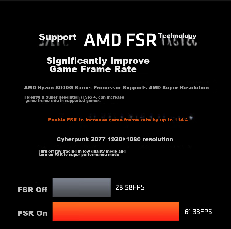 AMD Ryzen 5 8500G Processor (R5), 6 Cores 12 Threads, with Radeon Graphics Integrated, Boxed CPU for Gaming And Valorant/Parallels/CSGO 5
