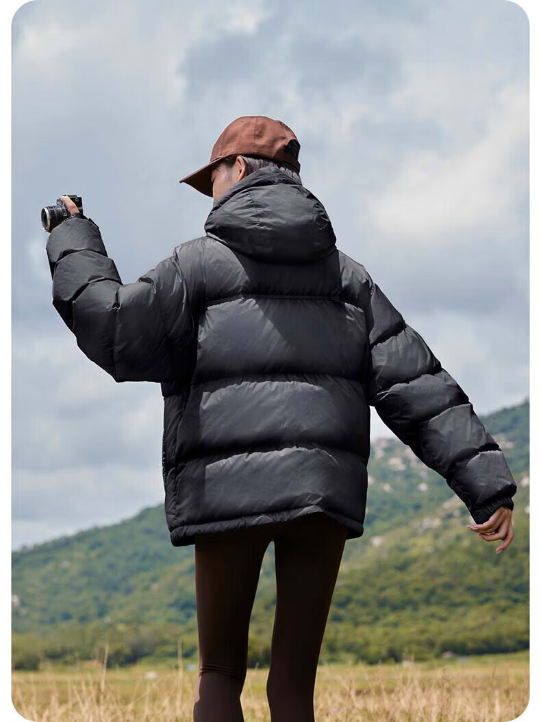 CAMEL Outdoor down Jacket, Autumn And Winter New Style for Men And Women, Thickened Duck Down, Windproof And Water-Resistant, Panda down Jacket 15