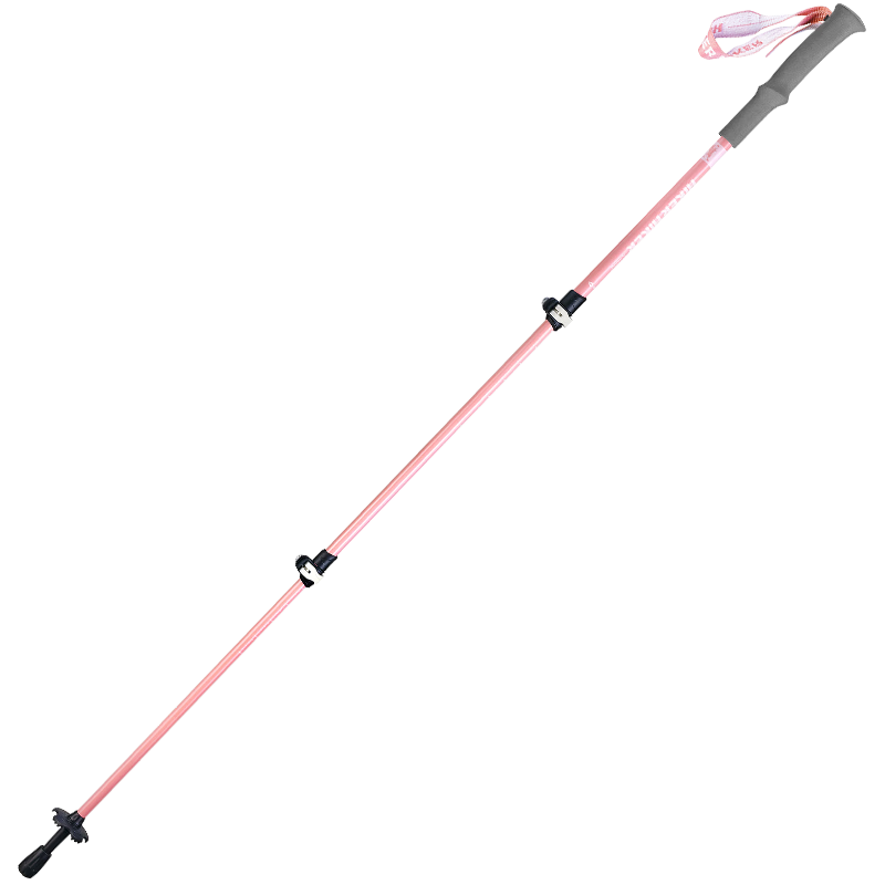 Pelliot [Qingyi AL] Hiking Pole, Adult Outdoor Telescopic Climbing Cane, Trekking Walking Stick, 166036025 Pink