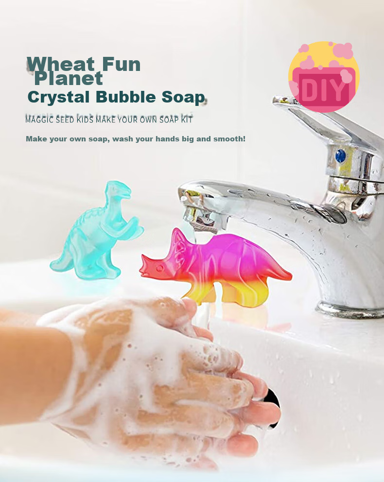 Maggic Seed Children's Toy Handmade Soap DIY Craft Kit Elementary School Student Experiment New Year Gift Fun Bubble Soap 1