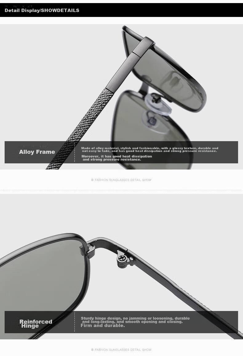 Boshide Driving Glasses, Sunglasses, Day And Night Photochromic Polarized Sunglasses, Color-Changing Day And Night Use 13