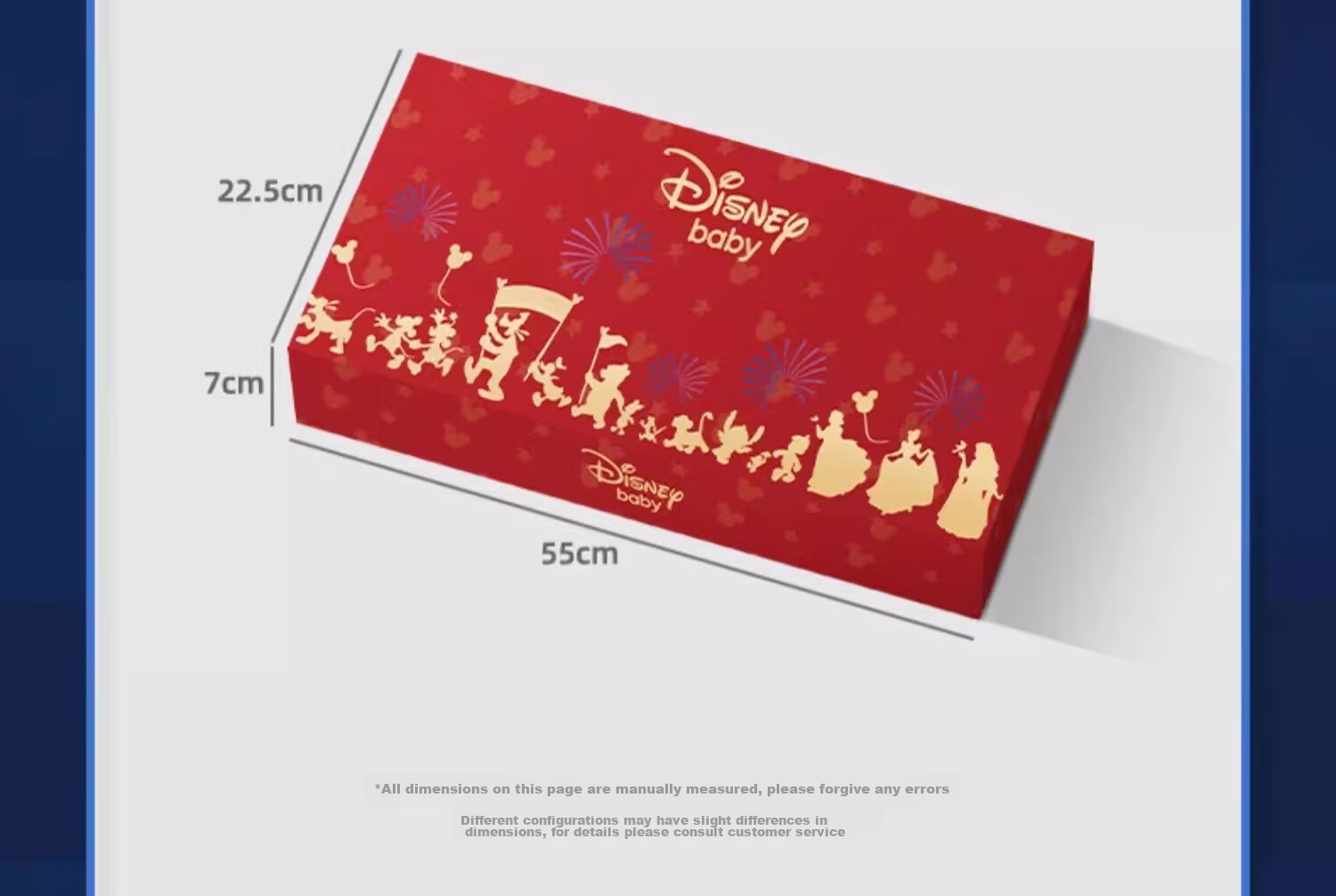 Disney Newborn Gift Box, Baby Welcome Gift, Full Moon Gift, Practical Newborn Gifts for 0-6 Months, Cloth Book 24