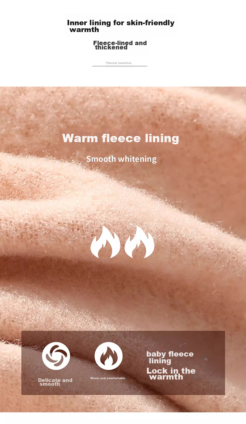 LangSha Detachable Leggings for Women, Bare Leg Effect, Stockings for Autumn And Winter, Double-Layered Fake Translucent Skin, Thickened And Fleece-Lined, Suitable for Outdoor Wear 14