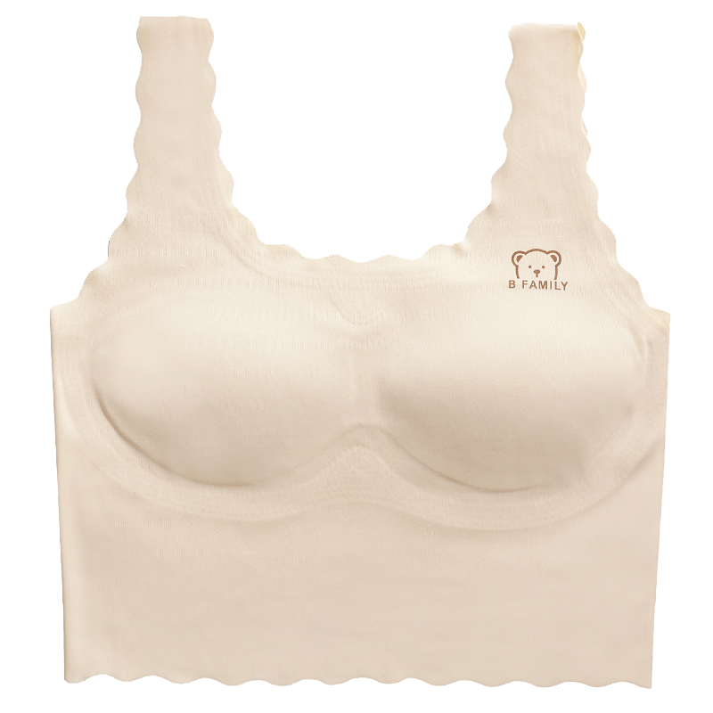 Ailier&ouluola Girls' Training Bra for Puberty, 14-Year Middle School Student Camisole, Elementary School Girl Extended Children's White Bra 80A