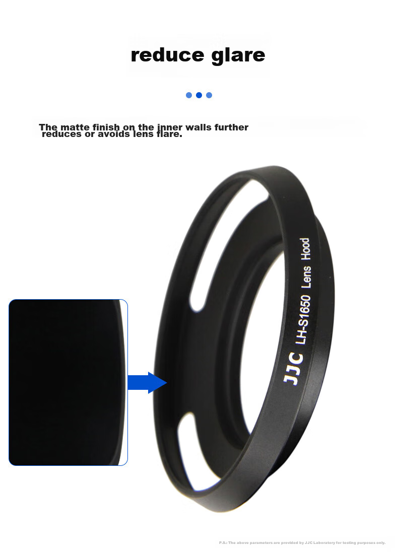 JJC Lens Hood Compatible with Sony 16-50mm FE 28-60mm 40.5mm Lens for ZV-E1 ZV-1F ZV-E10L A6500 A6400 A6300 Mirrorless Cameras 4