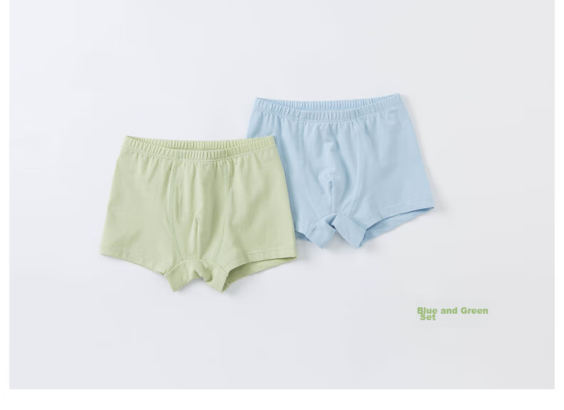 DAVE & BELLA , [Two-Pack], Boys' Elastic Boxer Briefs, 2024 Children's Boxer Shorts, Baby Underwear 28