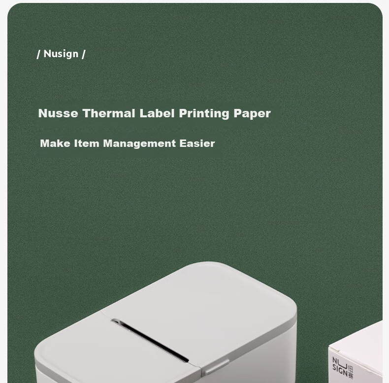 Deli QH55 Floral Thermal Label Printing Paper, Self-Adhesive Home Storage Organizer Switch Sticker Sticky Notes Journal Name Tags, Floral Gap Paper Suitable for Q5, 230 Sheets 1