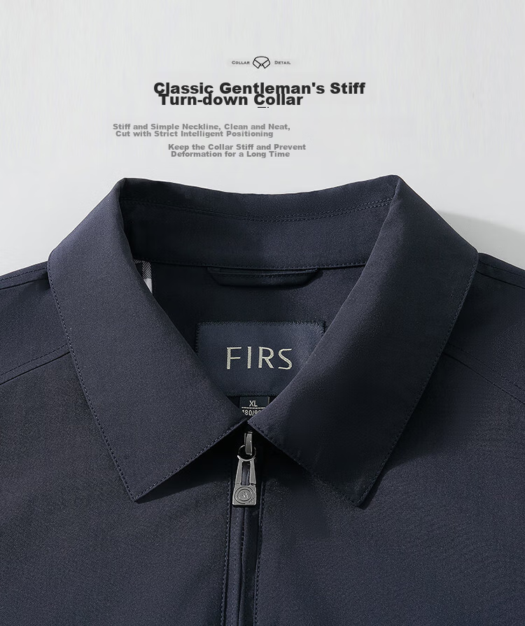 Shanshan [Three-proof Fabric] Executive Jacket with Lapel Collar Men's Business Windproof Commuter Wrinkle-resistant Civil Servant Durable Menswear 6
