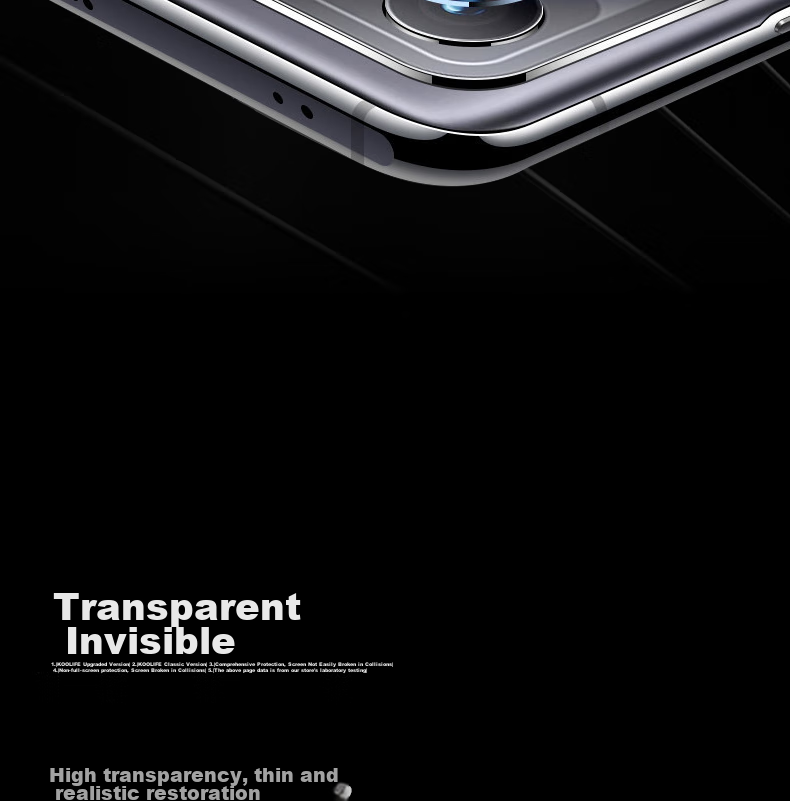 ESCASE Xiaomi 11 Ultra Phone Camera Lens Protector, Flexible Curved Edge Tempered Glass Film for Camera Protection, Anti-Scratch, High Definition Clear Anti-Drop 10