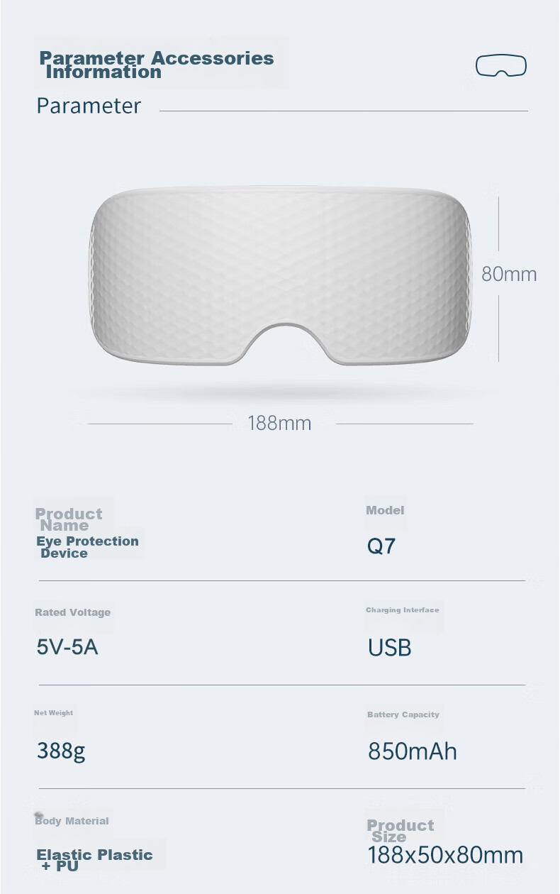Manyue Q7 Eye Massager, Steam Atomization Eye Care Device for Adults, Eye Massage Mask, Birthday Gift 18