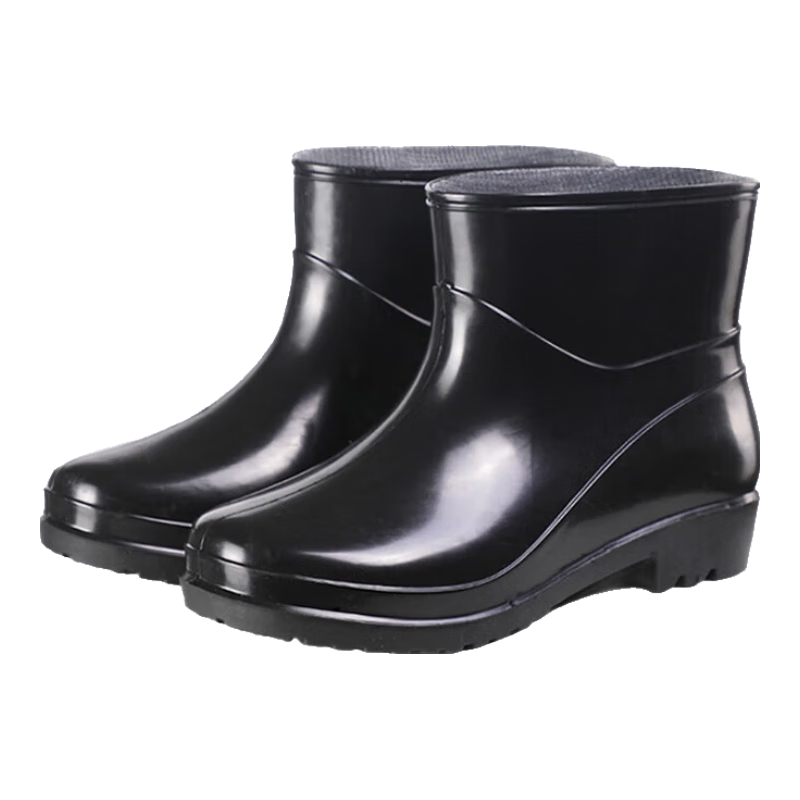 Lido According to Chen Men's Low-Cut Waterproof Work Rain Shoes Women's Fashion Outdoor Rain Boots Non-Slip Thickened Durable Fishing Kitchen Construction Car Wash Custom Lightweight Comfortable Rubbe