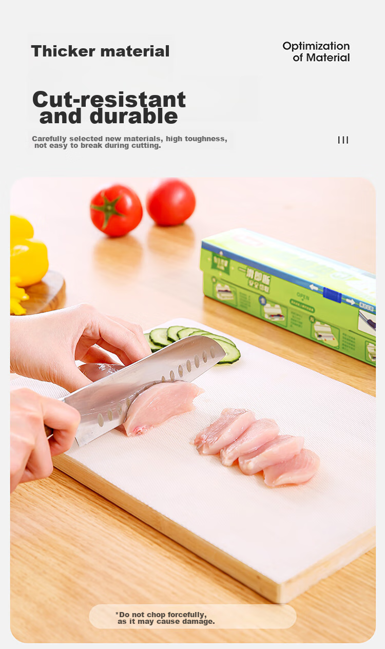 MARYYA Disposable Cutting Board Mat, Antibacterial PE Plastic, Knife-Shaped Chopping Board Mat, Baby Food Board, Picnic And Camping Mat 12