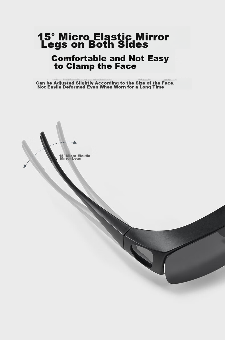 LESCA LUNETIER Clip-On Sunglasses for Nearsighted Men, Polarized Driving Glasses, Night Vision Eyewear, Day And Night Dual-Use Sunglasses Clip for Wome 10
