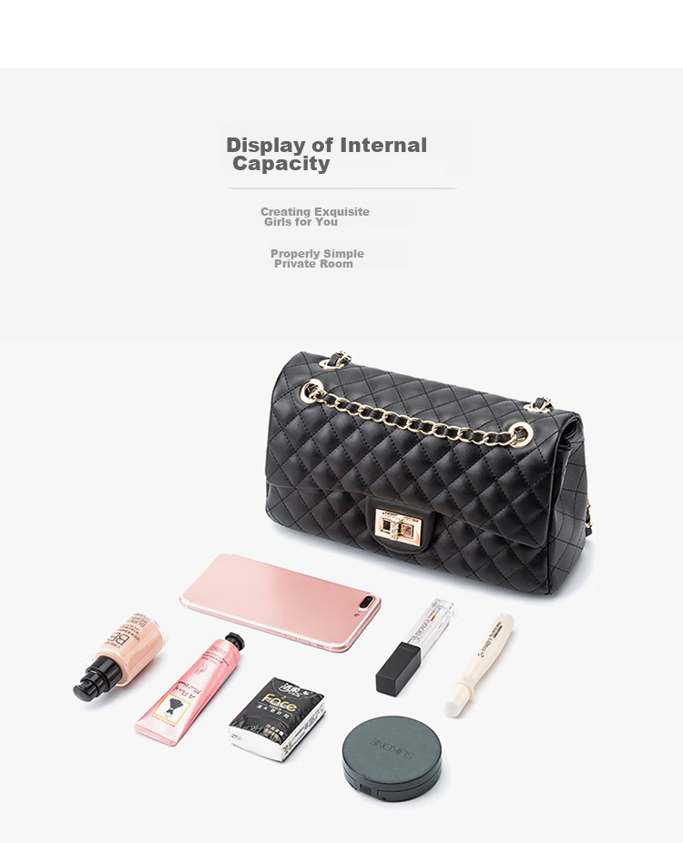 MONTAGUT Women's Handbag, Chanel-Inspired Chain Bag, 2026 New Crossbody Bag, Shoulder Bag, Birthday Gift for Wome 13