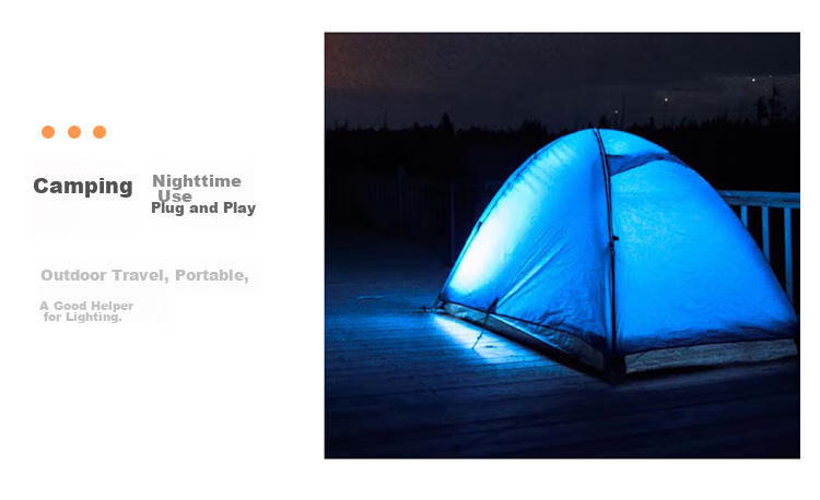 LinkStone [2-Pack] LED Portable Light, USB Light Pen, Laptop Light, Keyboard Light, Mini Portable Night Light, Power Bank, Student Dormitory Outdoor Mobile Energy-Saving, White + Blue 7