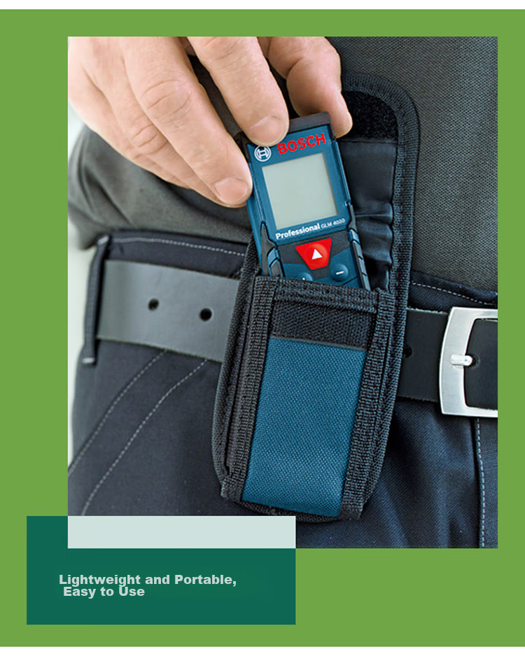 BOSCH Infrared Laser Rangefinder, Measuring Device for Room Dimensions, Electronic Tape Measure, Compact And Portable, 40 Meters Range, GLM 4000 5