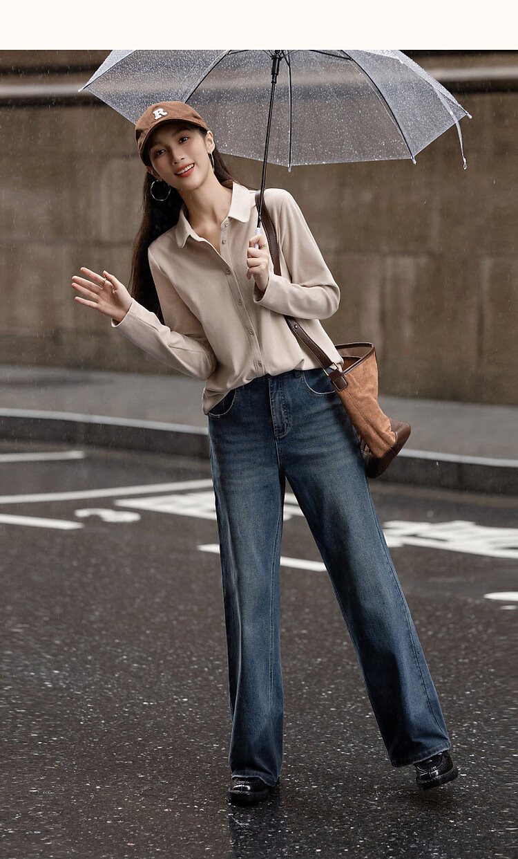 Dme [Luiri Xiaoxiang] Spring And Autumn French Yton Collar Moisturizing Warm Shirt Long Sleeve Elegant Blouse Women's Top 10