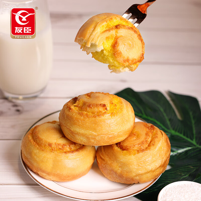 友臣椰蓉面包540g整箱1.08斤年货礼盒零食小吃点心手撕包休闲食品