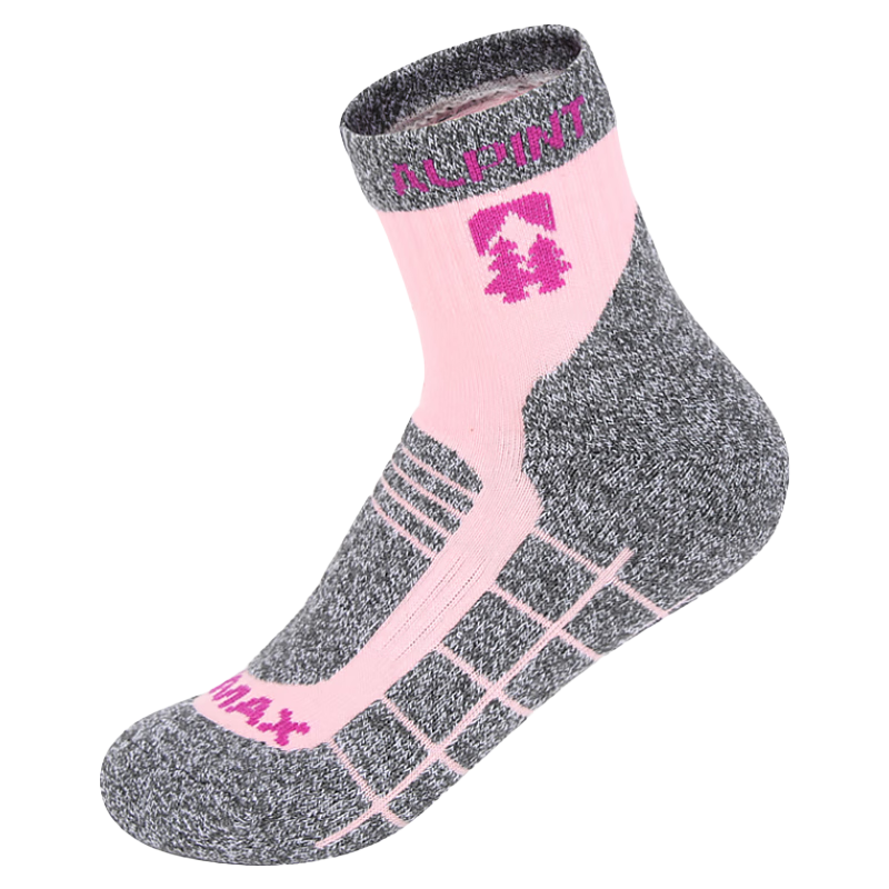 ALPINT MOUNTAIN Ermont Outdoor Hiking Socks for Women, Professional Mountaineering Socks, CoolMax Mid-Calf Quick-Drying Breathable Sports Socks