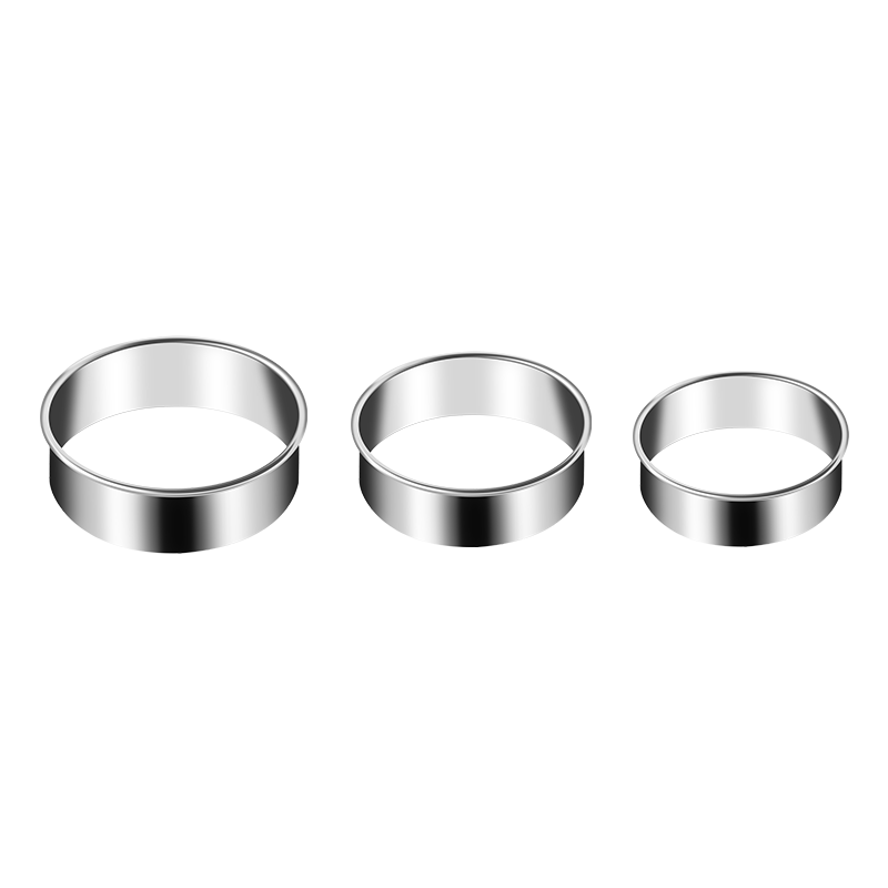 BJ 304 Stainless Steel Dumpling Wrapper Press Mold Machine, Dough Roller Tool, Small Round Cutter, Circular Bun Wrapper Maker