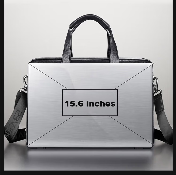 SEPTWOLVES Briefcase for Men, Top-Grain Leather Business Shoulder Crossbody Large Capacity 15.6-Inch Laptop Handbag, Holiday Gift 13