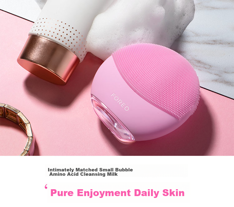 FOREO Luna Facial Cleansing Device, LUNA Mini3 Purifying Cleansing Device, Balances Oil, Face Washing Instrument, Pore Cleaner, Cherry Red Rechargeable Model 26
