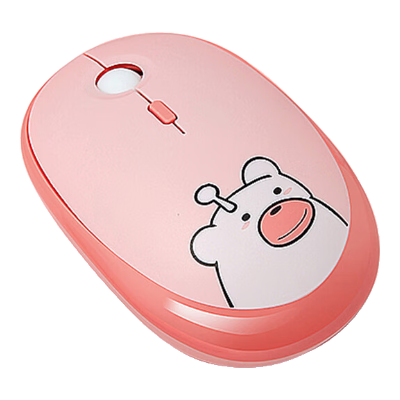 GEEZER Hello Bear Wireless Retro Punk Keyboard And Mouse Combo Cute Office Keyboard And Mouse Set Mouse Computer Keyboard Laptop Keyboard Pink