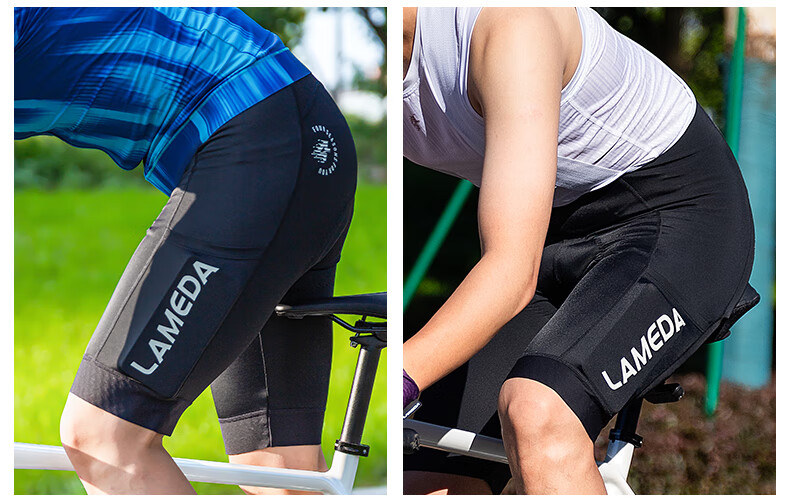 Lameda Cycling Jersey, Road Bike Riding Pants for Men, Summer Long Cycling Trousers, Side Pockets, Professional Bib Shorts, Riding Pants, Jifeng 15