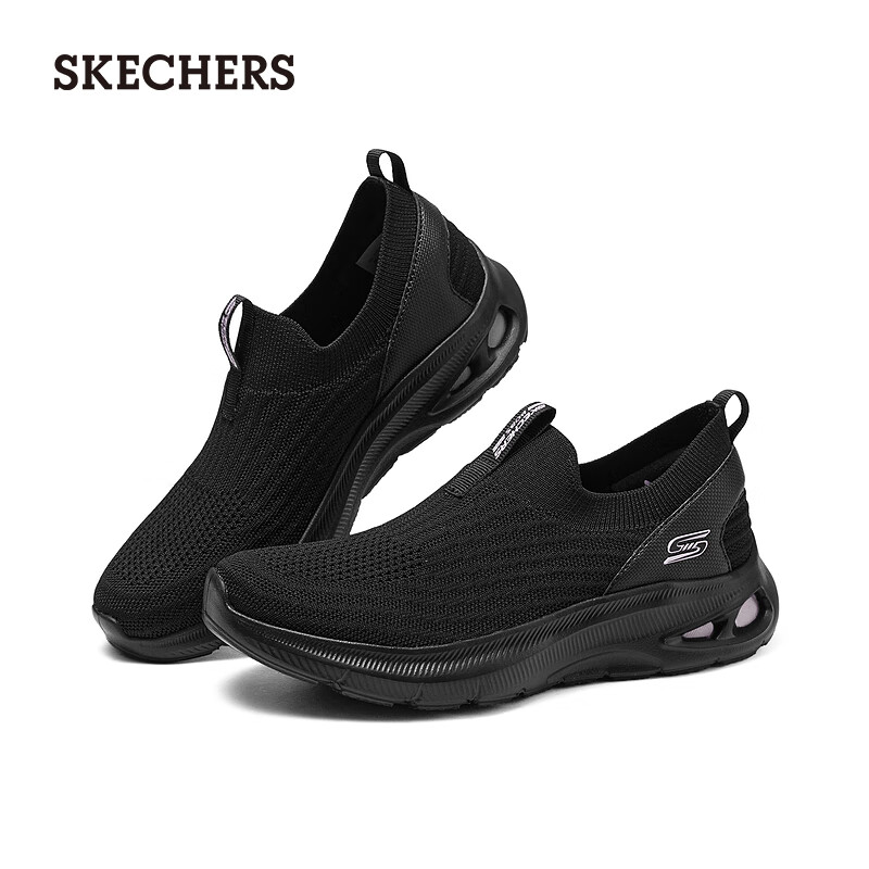 Skechers Women's Walking Shoes, Autumn Soft-Soled Slip-On Sneakers, Lightweight Versatile Running Shoes for Wome