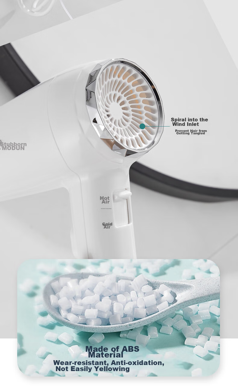 MODUN Hotel Hair Dryer Wall-Mounted Bathroom Electric Blower for Home Use, Toilet Hair Dryer without Drilling M-1809 11
