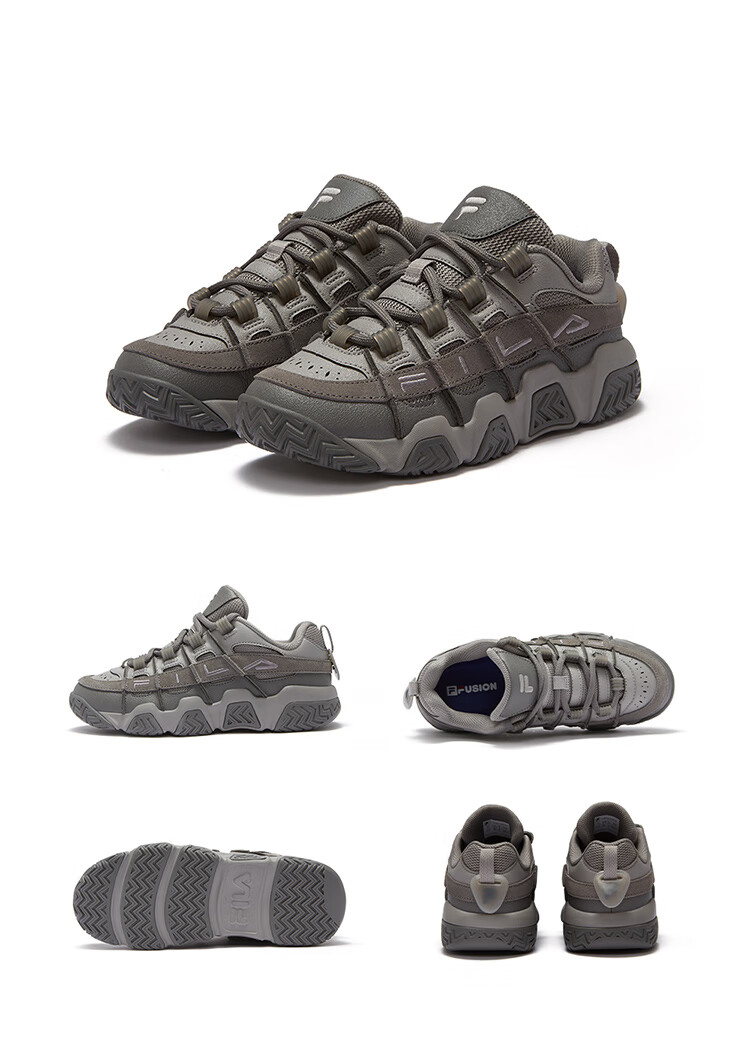 FILA FUSION FILA Trendy BUSTER Bread Shoes, Women's Retro Casual Shoes, Basketball Shoes, Sneakers 8