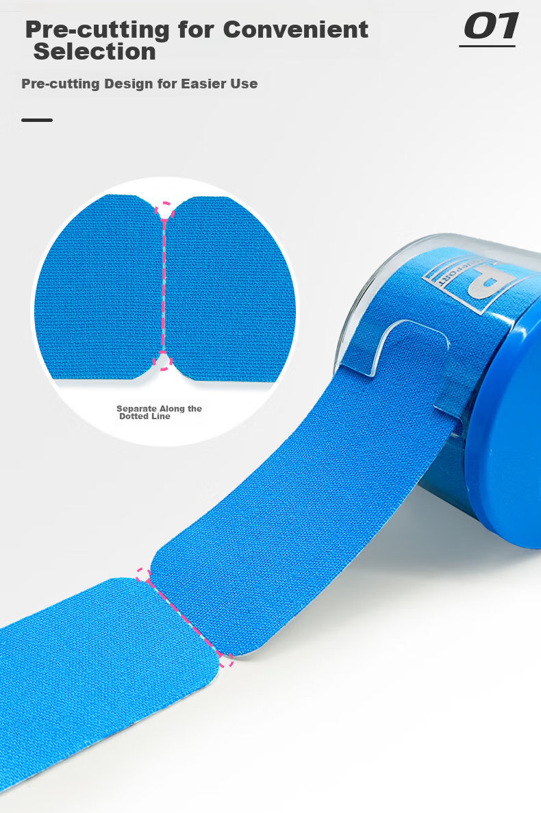 LP Pre-Cut Kinesiology Tape for Knee, Ankle, Marathon, Badminton, Muscle Support Tape 7010CK Skin Color 5