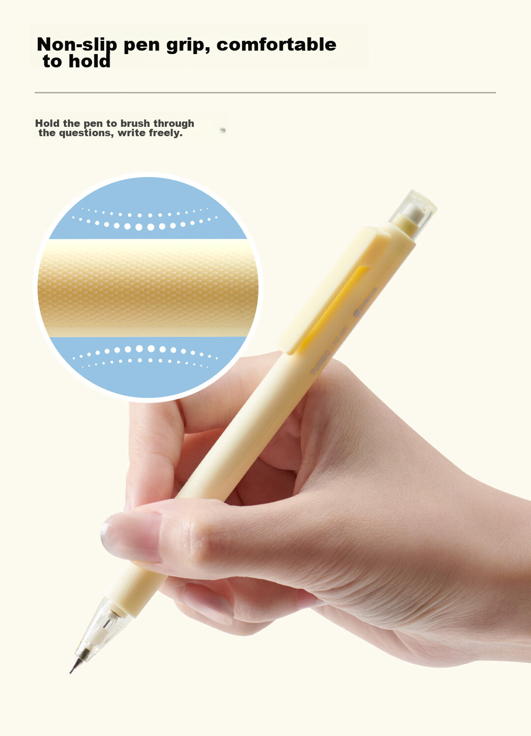 [Back to School Essential] KACO Deruobao Mechanical Pencil for Students' Drawing And Activities, Lavender Purple, 0.5mm HB, with Card Holder (1 Pencil + 1 Box of Lead Refills) 6