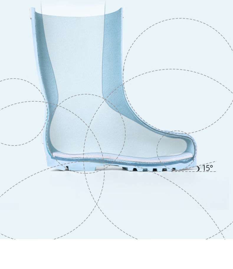 TIANTIANZAI Children's Rain Boots, Mid-Calf Waterproof Non-Slip Wear-Resistant Rubber Boots for Boys And Girls, Student-Specific Waterproof Shoes 32