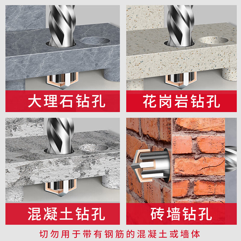 DELIXI ELECTRIC Cross Impact Hammer Drill Bit for Concrete Wall Penetration, Tungsten Steel Alloy Wall Drilling And Hole Making DLX-FSZ8 [8×200]