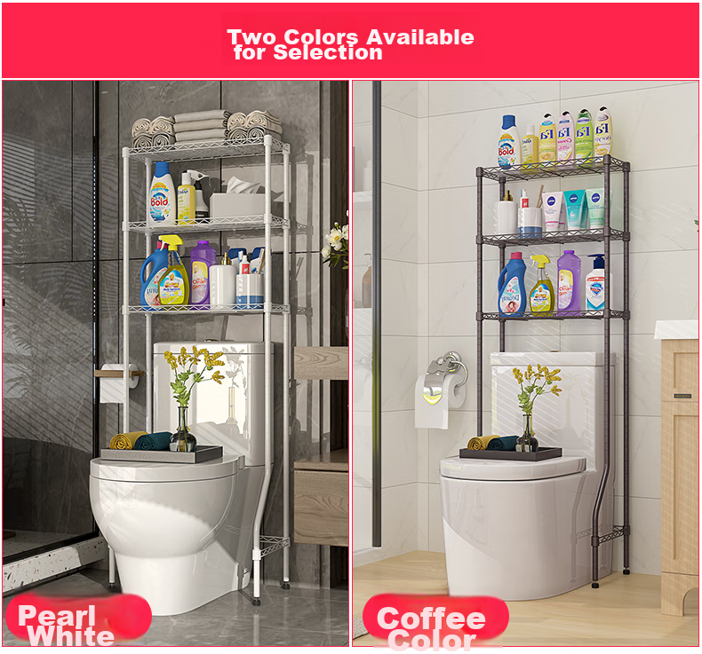 Chuanjing Washing Machine Storage Rack, Balcony Drum And Impeller Top-Loading Washer Shelf, Bathroom Storage Rack 4