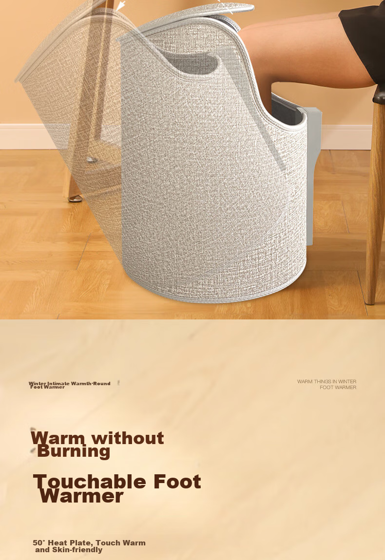 Jiashigao Foot Warmer, Heating Device for Legs And Feet, Graphene Heating, Smart Temperature Control, 3C Certified, Under-Desk Electric Heater, Portable, for Office Use in Winter, Leg Heating 14