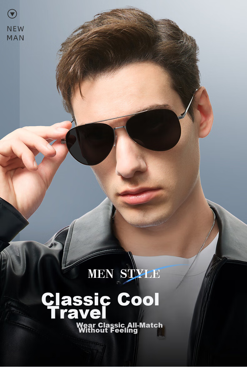HLA Polarized Sunglasses, Stylish And Cool Driving Sunglasses for Men, Sun Protection Specialized Eyewear 1